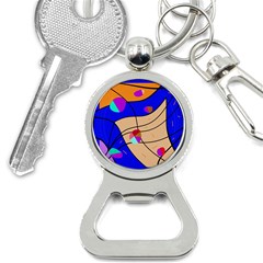 Decorative Abstract Art Bottle Opener Key Chains