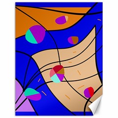 Decorative Abstract Art Canvas 12  X 16  