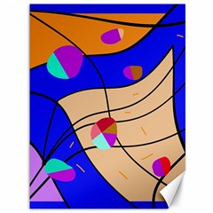 Decorative Abstract Art Canvas 36  X 48  