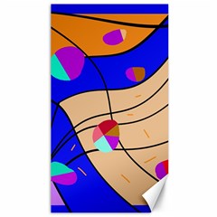 Decorative Abstract Art Canvas 40  X 72  