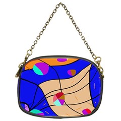 Decorative Abstract Art Chain Purses (one Side) 