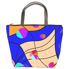 Decorative Abstract Art Bucket Bags