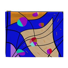 Decorative Abstract Art Cosmetic Bag (xl)