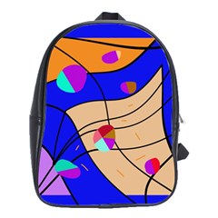 Decorative Abstract Art School Bags(large) 