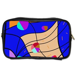 Decorative Abstract Art Toiletries Bags 2-side