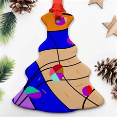 Decorative Abstract Art Ornament (christmas Tree)