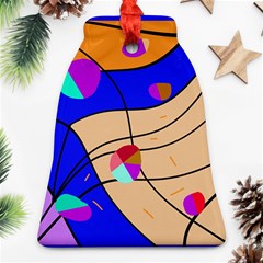 Decorative Abstract Art Bell Ornament (2 Sides)