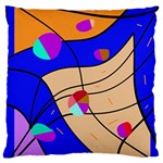 Decorative abstract art Large Cushion Case (Two Sides) Front