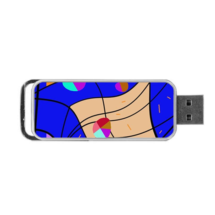 Decorative abstract art Portable USB Flash (One Side)