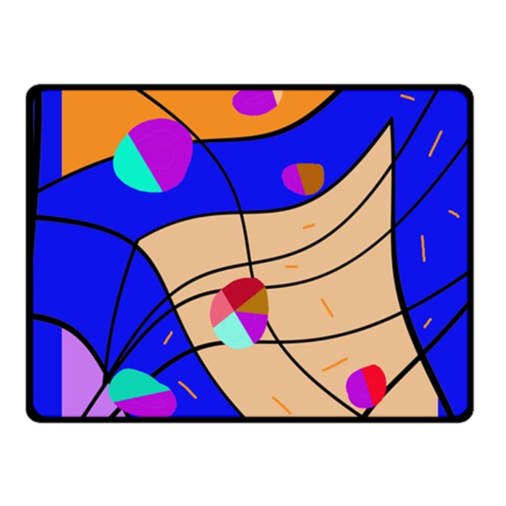 Decorative abstract art Double Sided Fleece Blanket (Small) 