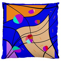 Decorative Abstract Art Standard Flano Cushion Case (one Side)