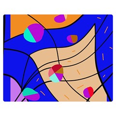 Decorative Abstract Art Double Sided Flano Blanket (medium) 