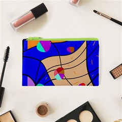 Decorative Abstract Art Cosmetic Bag (xs)