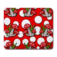 Mushrooms Pattern Large Mousepads