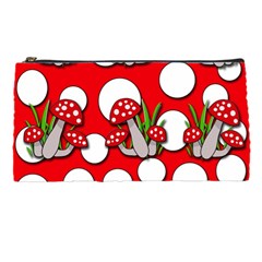 Mushrooms Pattern Pencil Cases by Valentinaart