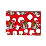 Mushrooms pattern Cosmetic Bag (Large)  Front