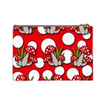 Mushrooms pattern Cosmetic Bag (Large)  Back