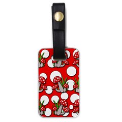 Mushrooms Pattern Luggage Tags (one Side) 