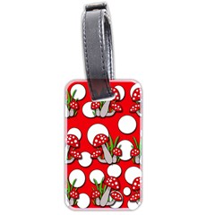 Mushrooms Pattern Luggage Tags (two Sides)