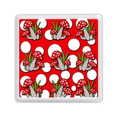 Mushrooms Pattern Memory Card Reader (square) 