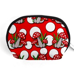 Mushrooms Pattern Accessory Pouches (medium) 