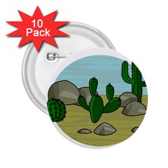 Desert 2 25  Buttons (10 Pack) 