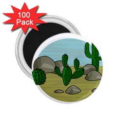 Desert 2 25  Magnets (100 Pack) 