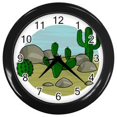 Desert Wall Clocks (black)