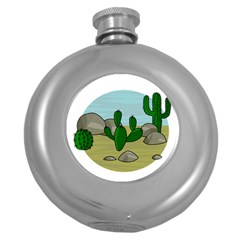 Desert Round Hip Flask (5 Oz)