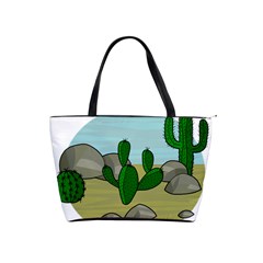 Desert Shoulder Handbags by Valentinaart