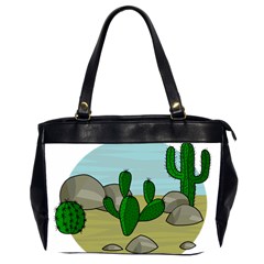 Desert Office Handbags (2 Sides)  by Valentinaart