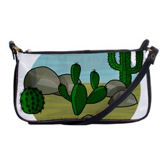 Desert Shoulder Clutch Bags by Valentinaart