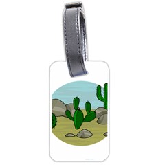 Desert Luggage Tags (one Side) 