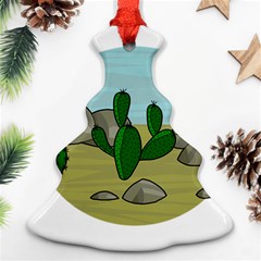 Desert Christmas Tree Ornament (2 Sides)