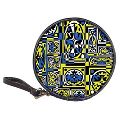 Blue And Yellow Decor Classic 20-cd Wallets