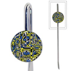 Blue And Yellow Decor Book Mark