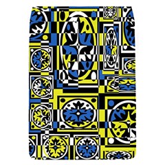 Blue And Yellow Decor Flap Covers (s) 