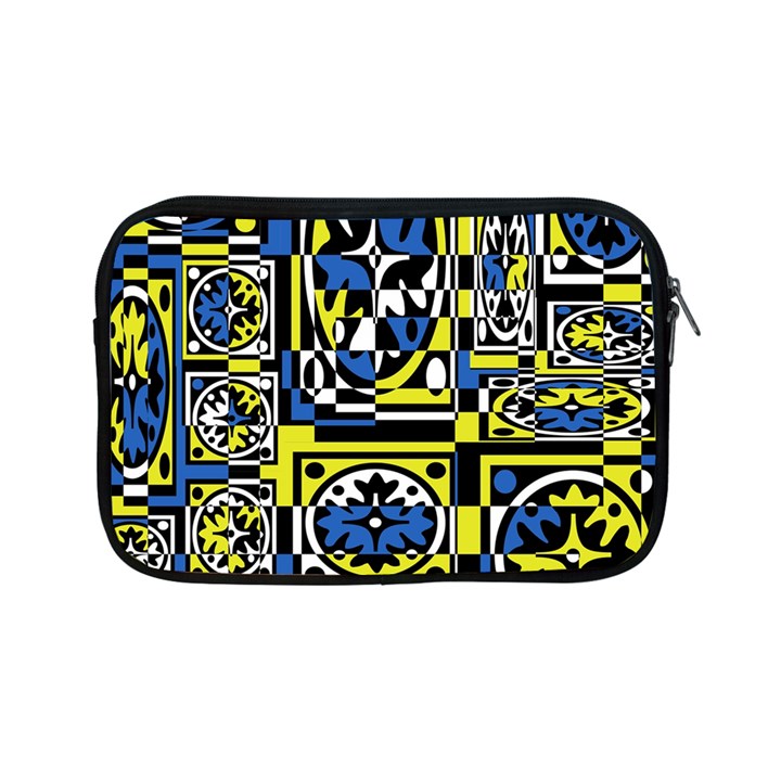 Blue and yellow decor Apple iPad Mini Zipper Cases