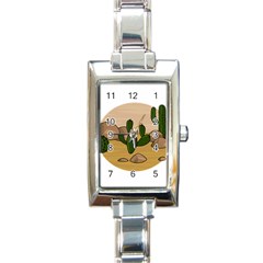 Desert 2 Rectangle Italian Charm Watch