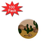 Desert 2 1  Mini Buttons (100 Pack) 