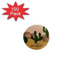 Desert 2 1  Mini Magnets (100 Pack) 