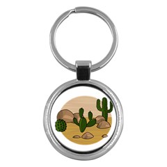 Desert 2 Key Chains (round)  by Valentinaart