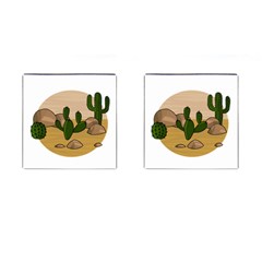 Desert 2 Cufflinks (square) by Valentinaart