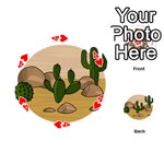 Desert 2 Playing Cards 54 (Round)  Front - Heart4