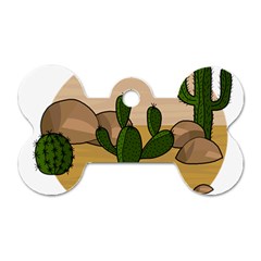 Desert 2 Dog Tag Bone (one Side) by Valentinaart