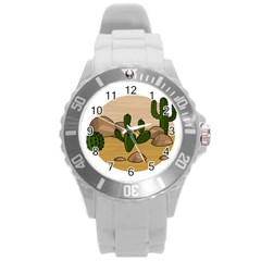 Desert 2 Round Plastic Sport Watch (l)