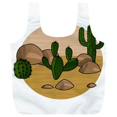 Desert 2 Full Print Recycle Bags (l)  by Valentinaart