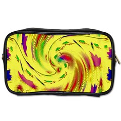 Leaf And Rainbows In The Wind Toiletries Bags