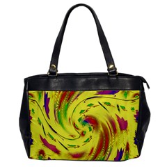 Leaf And Rainbows In The Wind Office Handbags by pepitasart