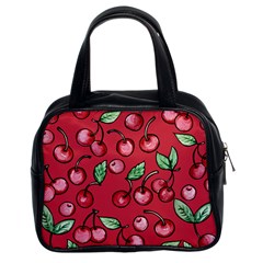 Cherry Cherries For Spring Classic Handbags (2 Sides) by BubbSnugg